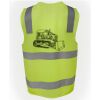 JB's Hi Vis (D+N) Zip Safety Vest Thumbnail