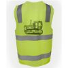 JB's Hi Vis (D+N) Zip Safety Vest Thumbnail