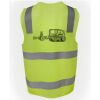 JB's Hi Vis (D+N) Zip Safety Vest Thumbnail