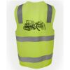 JB's Hi Vis (D+N) Zip Safety Vest Thumbnail