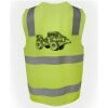 JB's Hi Vis (D+N) Zip Safety Vest Thumbnail