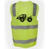 JB's Hi Vis (D+N) Zip Safety Vest Thumbnail