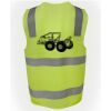 JB's Hi Vis (D+N) Zip Safety Vest Thumbnail