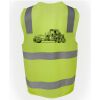 JB's Hi Vis (D+N) Zip Safety Vest Thumbnail