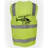 JB's Hi Vis (D+N) Zip Safety Vest Thumbnail