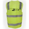 JB's Hi Vis (D+N) Zip Safety Vest Thumbnail