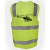 JB's Hi Vis (D+N) Zip Safety Vest Thumbnail