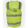 JB's Hi Vis (D+N) Zip Safety Vest Thumbnail