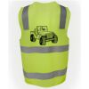 JB's Hi Vis (D+N) Zip Safety Vest Thumbnail