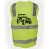 JB's Hi Vis (D+N) Zip Safety Vest Thumbnail