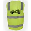 JB's Hi Vis (D+N) Zip Safety Vest Thumbnail