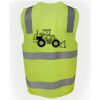 JB's Hi Vis (D+N) Zip Safety Vest Thumbnail