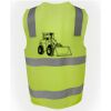 JB's Hi Vis (D+N) Zip Safety Vest Thumbnail