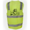 JB's Hi Vis (D+N) Zip Safety Vest Thumbnail