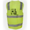 JB's Hi Vis (D+N) Zip Safety Vest Thumbnail
