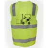 JB's Hi Vis (D+N) Zip Safety Vest Thumbnail