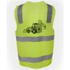 JB's Hi Vis (D+N) Zip Safety Vest Thumbnail