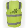 JB's Hi Vis (D+N) Zip Safety Vest Thumbnail