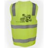 JB's Hi Vis (D+N) Zip Safety Vest Thumbnail