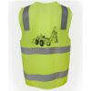 JB's Hi Vis (D+N) Zip Safety Vest Thumbnail