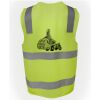 JB's Hi Vis (D+N) Zip Safety Vest Thumbnail