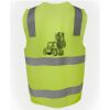JB's Hi Vis (D+N) Zip Safety Vest Thumbnail