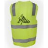 JB's Hi Vis (D+N) Zip Safety Vest Thumbnail