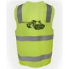 JB's Hi Vis (D+N) Zip Safety Vest Thumbnail
