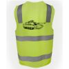 JB's Hi Vis (D+N) Zip Safety Vest Thumbnail