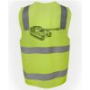 JB's Hi Vis (D+N) Zip Safety Vest Thumbnail