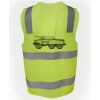 JB's Hi Vis (D+N) Zip Safety Vest Thumbnail