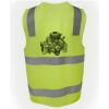 JB's Hi Vis (D+N) Zip Safety Vest Thumbnail