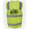 JB's Hi Vis (D+N) Zip Safety Vest Thumbnail