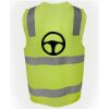 JB's Hi Vis (D+N) Zip Safety Vest Thumbnail
