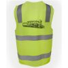JB's Hi Vis (D+N) Zip Safety Vest Thumbnail