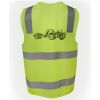 JB's Hi Vis (D+N) Zip Safety Vest Thumbnail