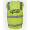 JB's Hi Vis (D+N) Zip Safety Vest Thumbnail