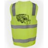 JB's Hi Vis (D+N) Zip Safety Vest Thumbnail