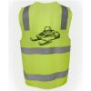 JB's Hi Vis (D+N) Zip Safety Vest Thumbnail