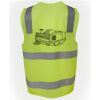 JB's Hi Vis (D+N) Zip Safety Vest Thumbnail