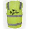 JB's Hi Vis (D+N) Zip Safety Vest Thumbnail