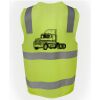 JB's Hi Vis (D+N) Zip Safety Vest Thumbnail