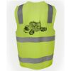 JB's Hi Vis (D+N) Zip Safety Vest Thumbnail