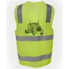 JB's Hi Vis (D+N) Zip Safety Vest Thumbnail
