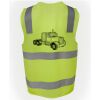 JB's Hi Vis (D+N) Zip Safety Vest Thumbnail