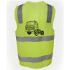 JB's Hi Vis (D+N) Zip Safety Vest Thumbnail