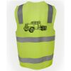 JB's Hi Vis (D+N) Zip Safety Vest Thumbnail