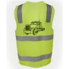 JB's Hi Vis (D+N) Zip Safety Vest Thumbnail