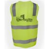 JB's Hi Vis (D+N) Zip Safety Vest Thumbnail