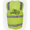 JB's Hi Vis (D+N) Zip Safety Vest Thumbnail